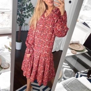 Anthropologie O.P.T. | Floral Maxi Prairie Dress